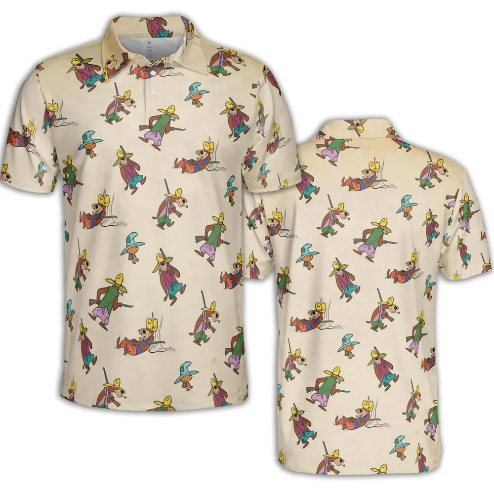 Hillbilly Cool Paw Rugg AOP Men/Women Polo Shirt - 2