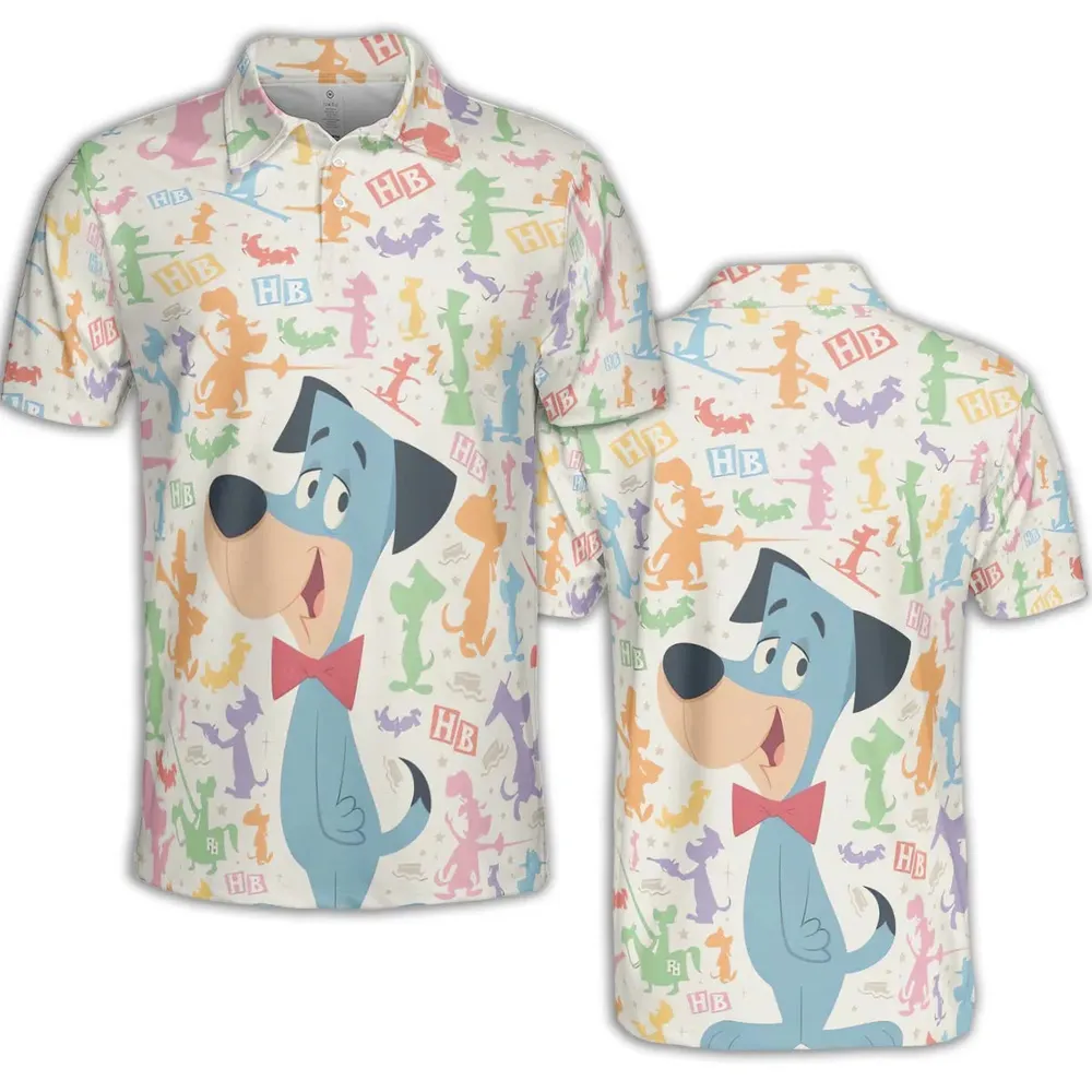 The Huckleberry Hound Show AOP Men/Women Polo Shirt - 2