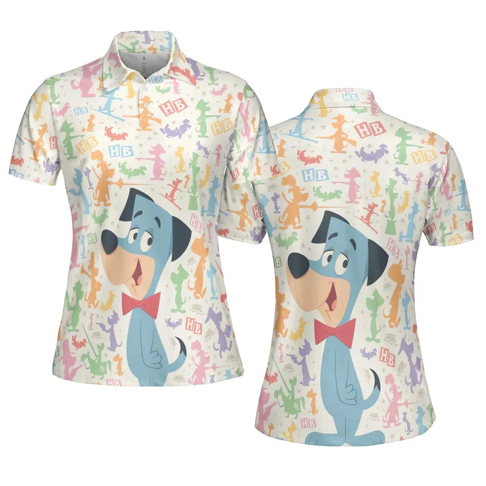 The Huckleberry Hound Show AOP Men/Women Polo Shirt - 5