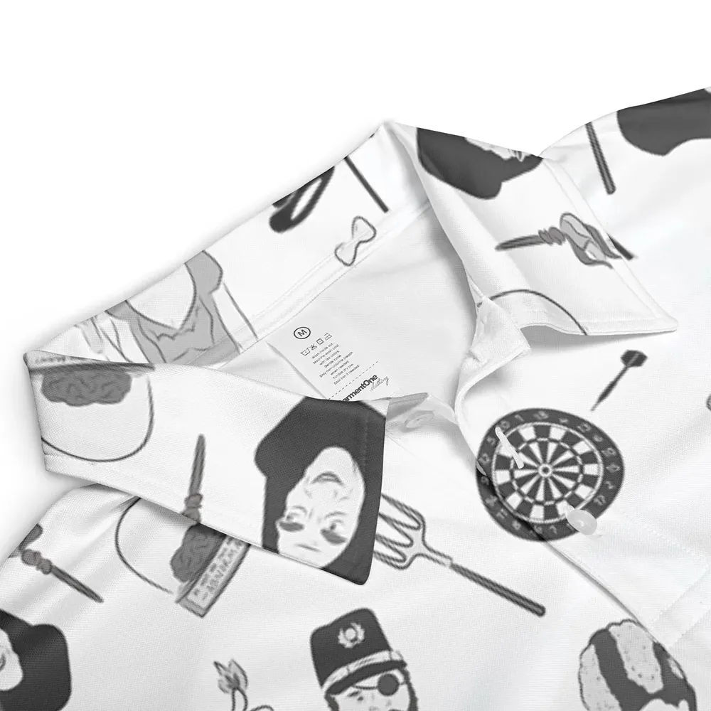 Pronounce Fronkenstein Young Frankenstein AOP Men/Women Polo Shirt - 3