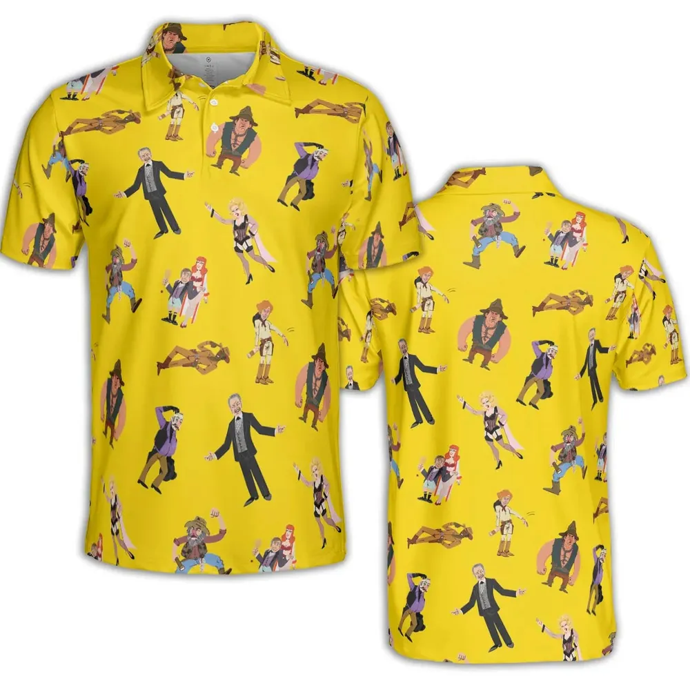 Blazing Saddles Characters AOP Men/Women Polo Shirt - 2