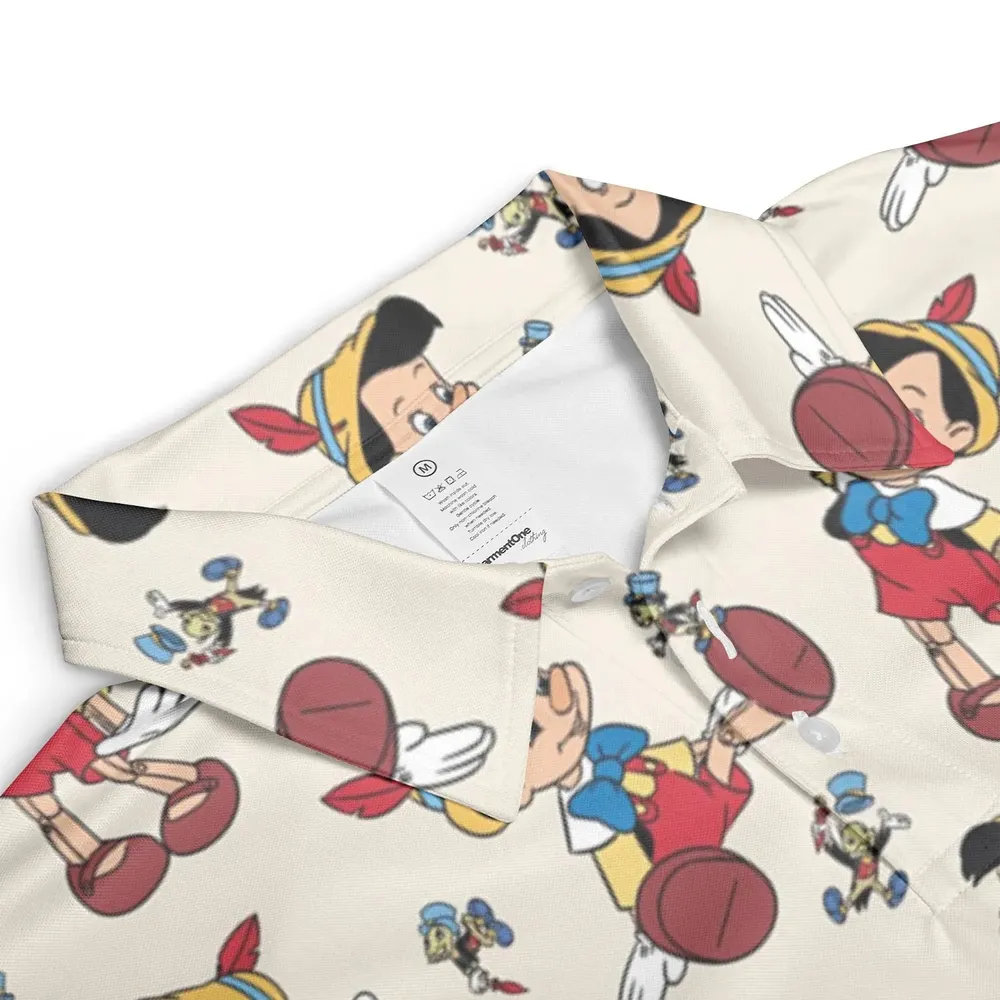 Whimsy Wear Pinocchio AOP Men/Women Polo Shirt - 3