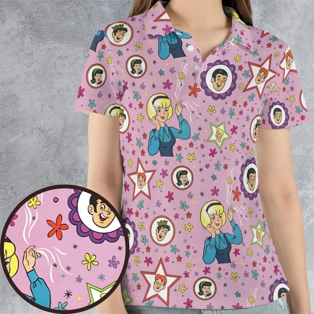 The New Archie and Sabrina Hour AOP Men/Women Polo Shirt - 4