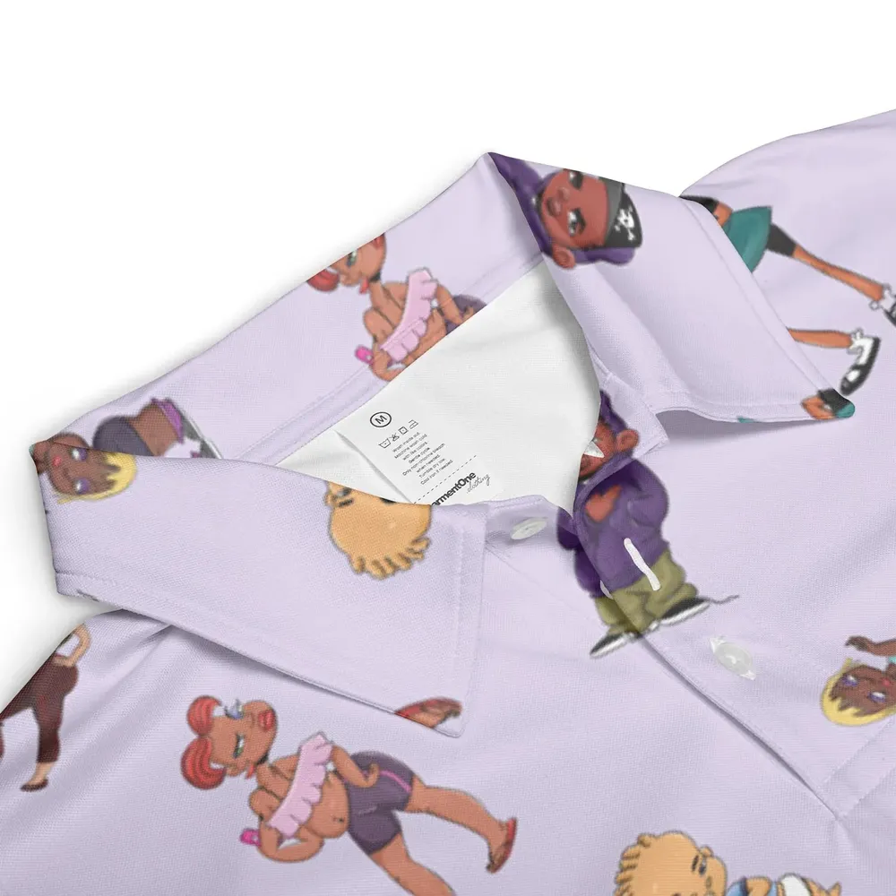 Bebe's Kids Characters AOP Men/Women Polo Shirt - 3
