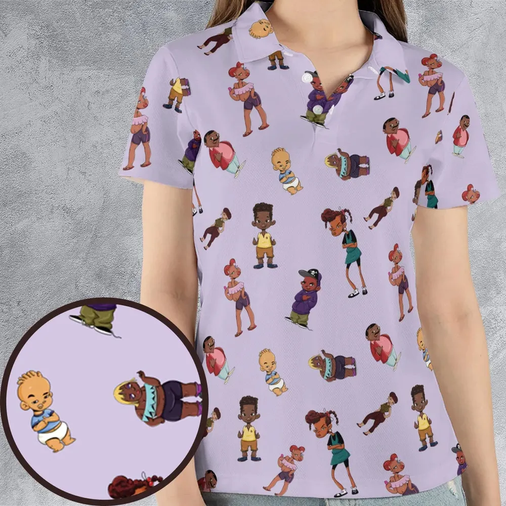 Bebe's Kids Characters AOP Men/Women Polo Shirt - 4