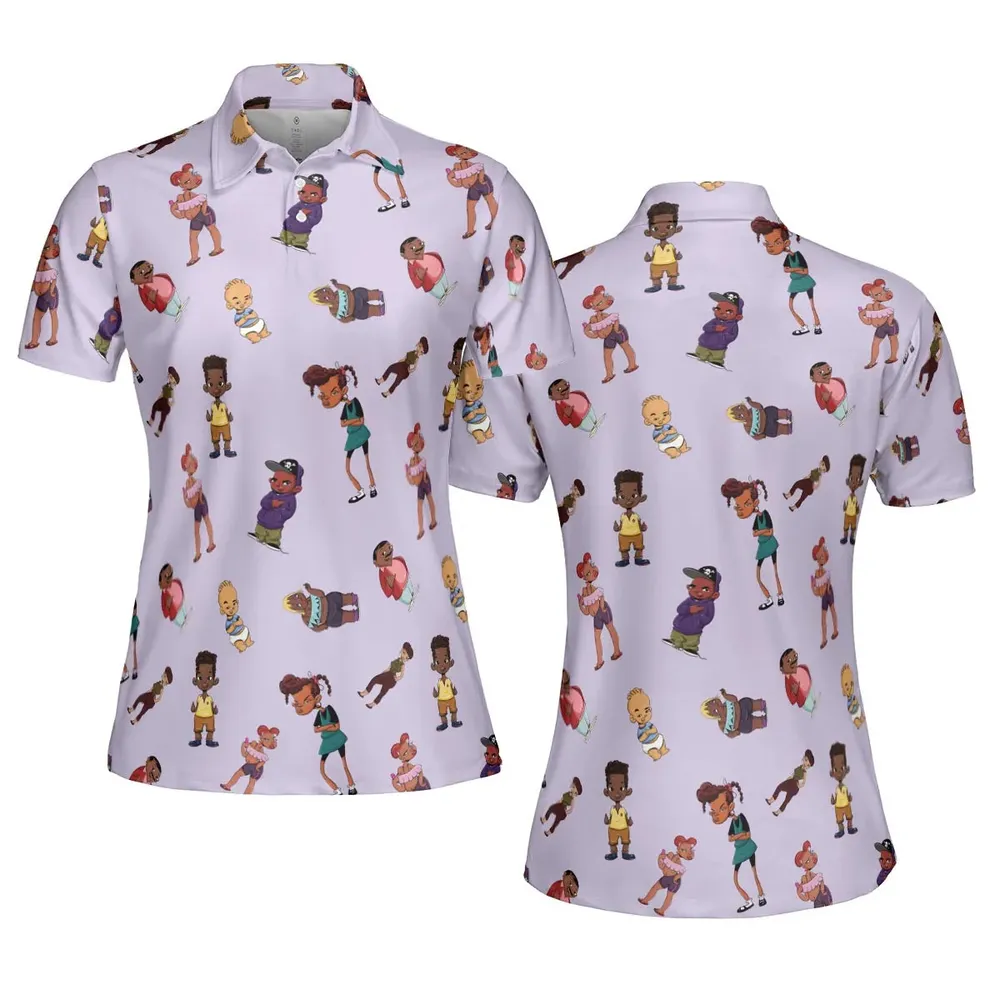 Bebe's Kids Characters AOP Men/Women Polo Shirt - 5