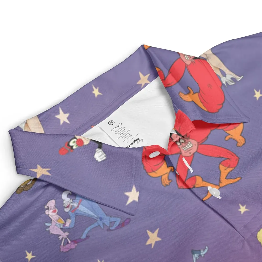 Cool World Cartoon Characters AOP Men/Women Polo Shirt - 3