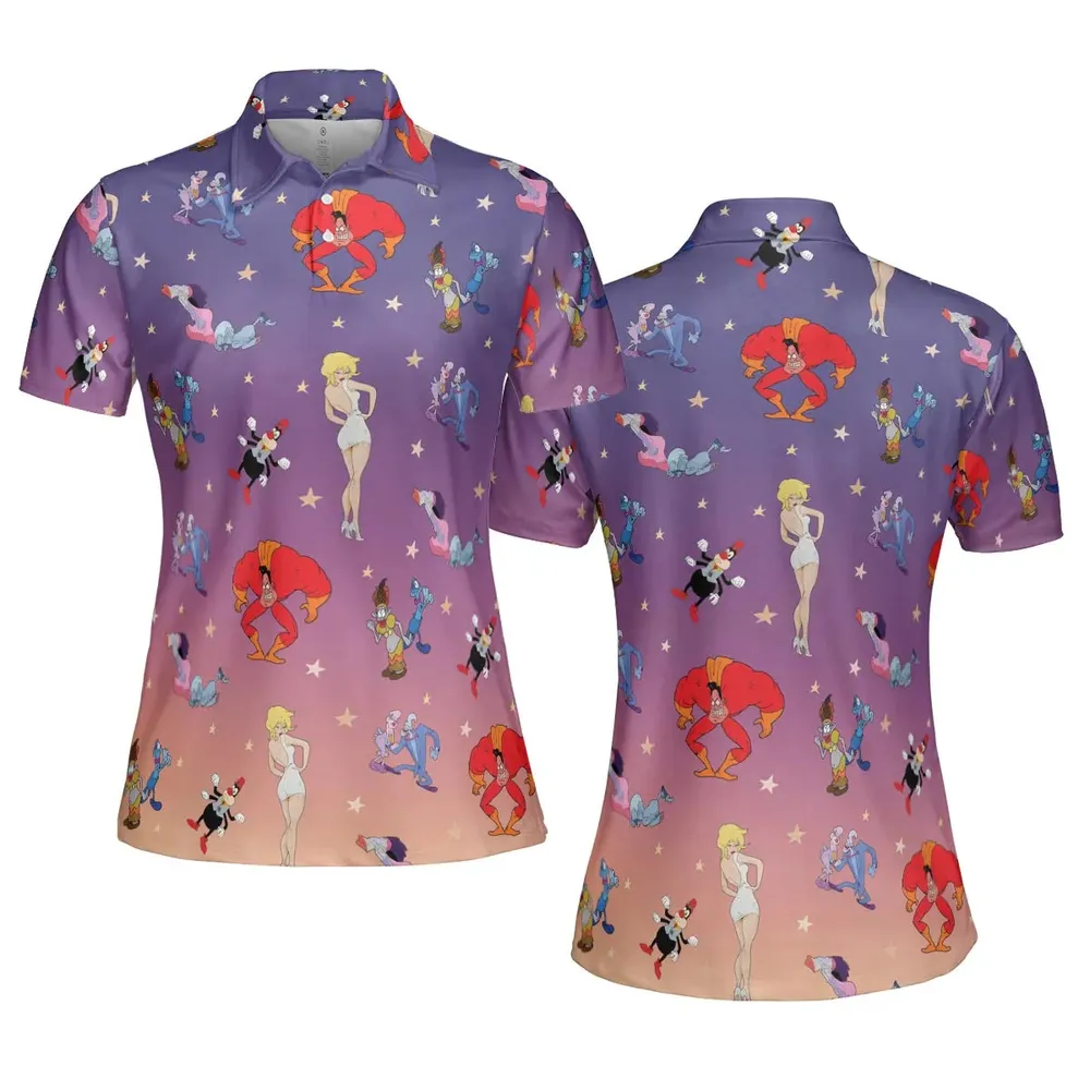 Cool World Cartoon Characters AOP Men/Women Polo Shirt - 5