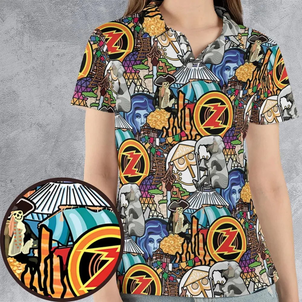 Ride Icon Collage AOP Men/Women Polo Shirt - 4