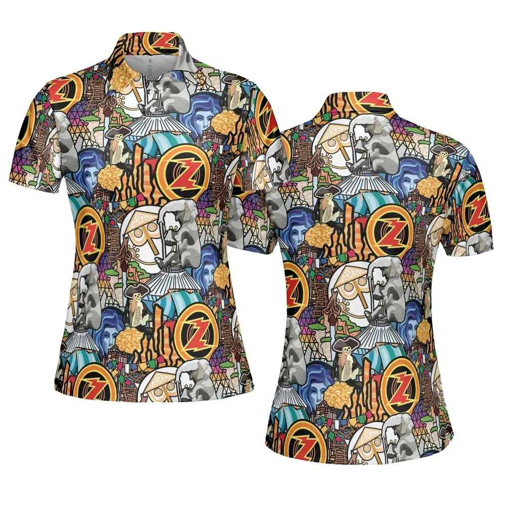 Ride Icon Collage AOP Men/Women Polo Shirt - 5