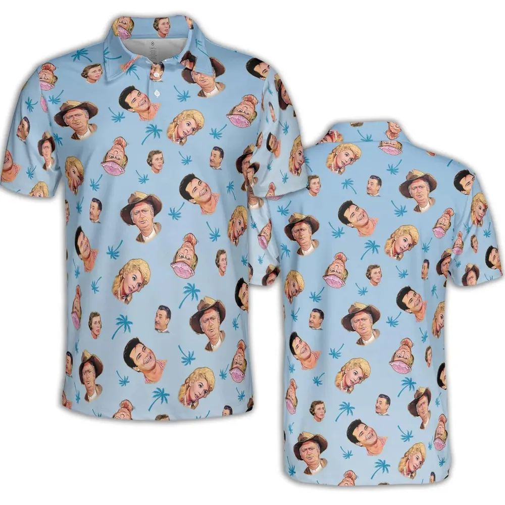 Summer Vibe The Beverly Hillbillies Characters AOP Men/Women Polo Shirt - 2