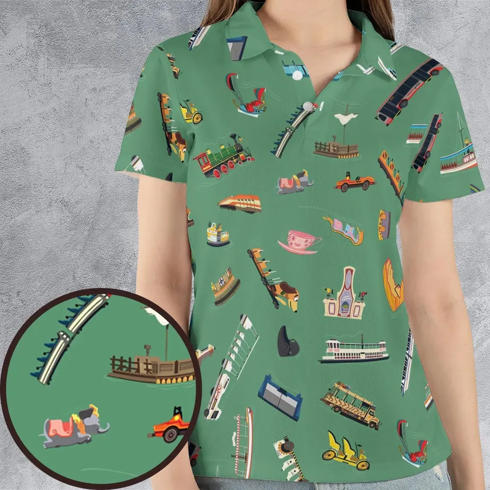 Ride The Vibe AOP Men/Women Polo Shirt - 4