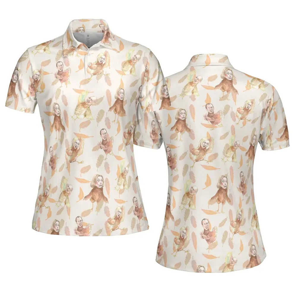 Chicken Dance Arrested Development AOP Men/Women Polo Shirt - 5