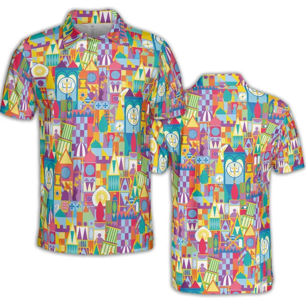 It's a Small World AOP Men/Women Polo Shirt - 2