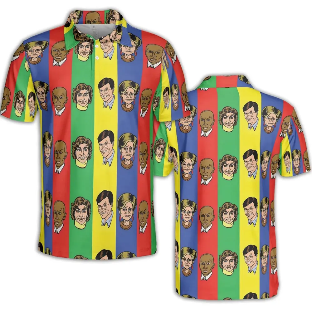 Jerri and Friends Strangers With Candy AOP Men/Women Polo Shirt - 2