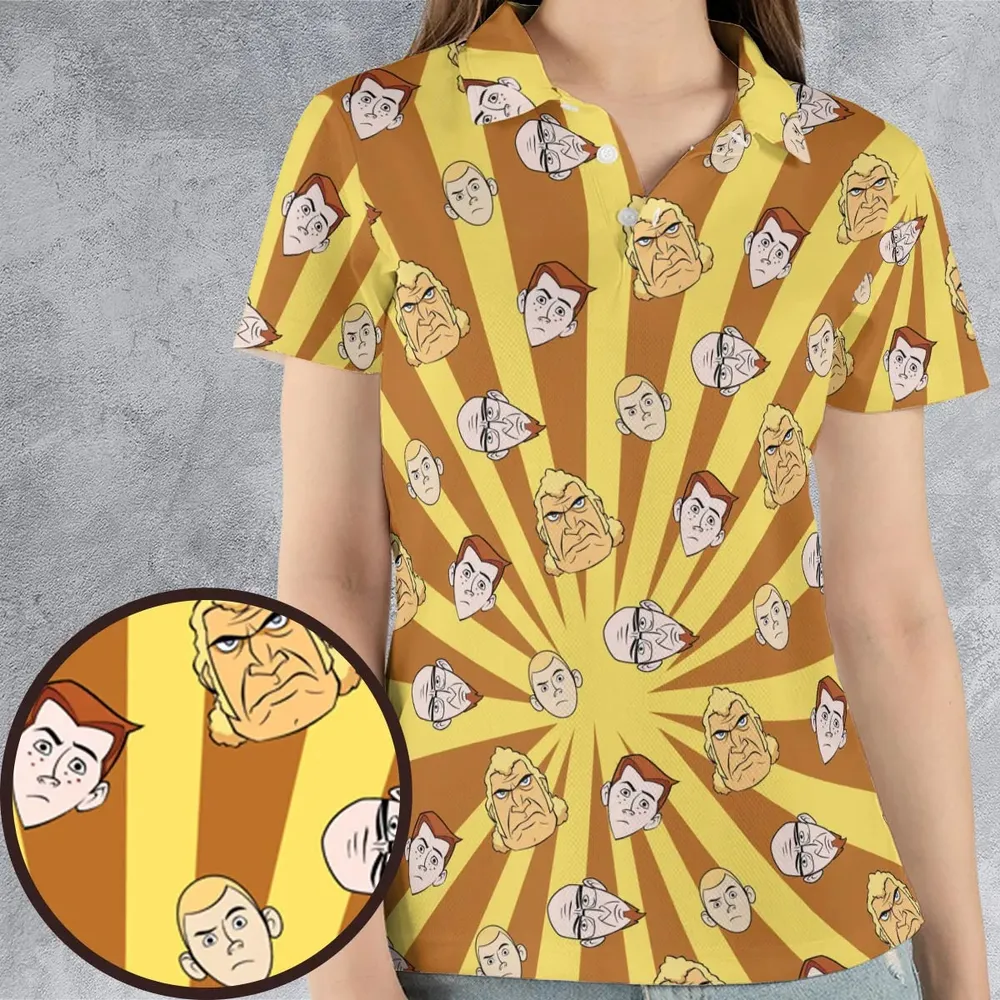Venture Industries The Venture Bros AOP Men/Women Polo Shirt - 4