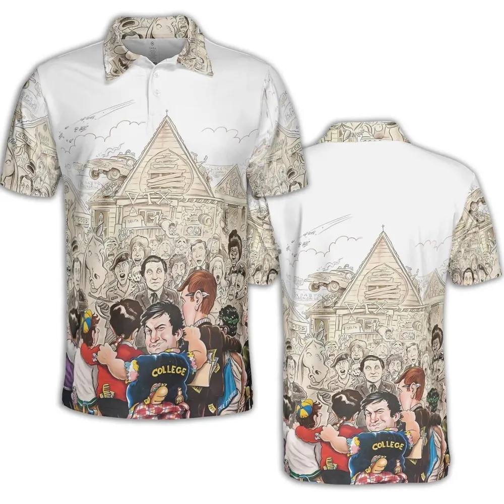 Guess Who's Back? National Lampoon Animal House AOP Men/Women Polo Shirt - 2