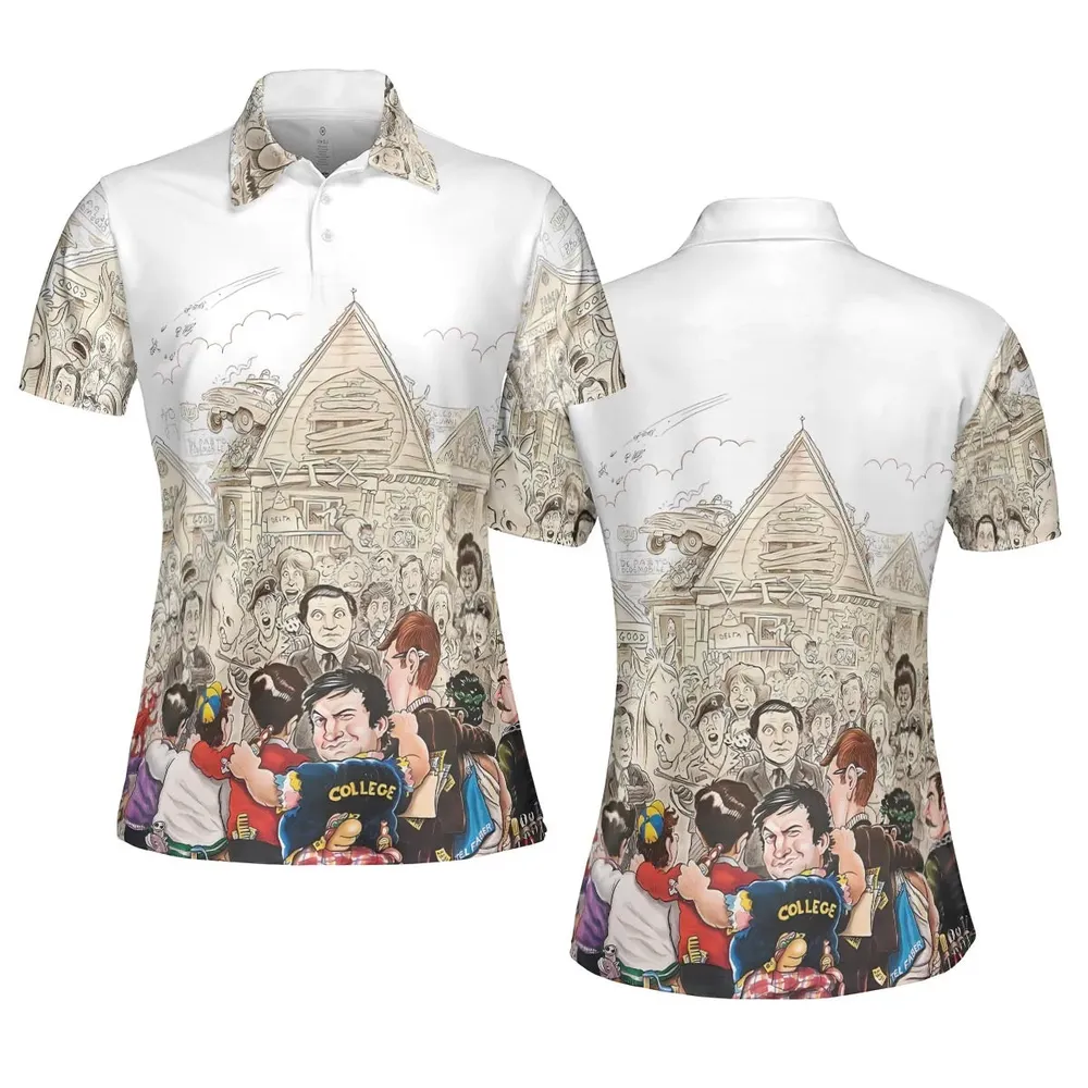 Guess Who's Back? National Lampoon Animal House AOP Men/Women Polo Shirt - 5