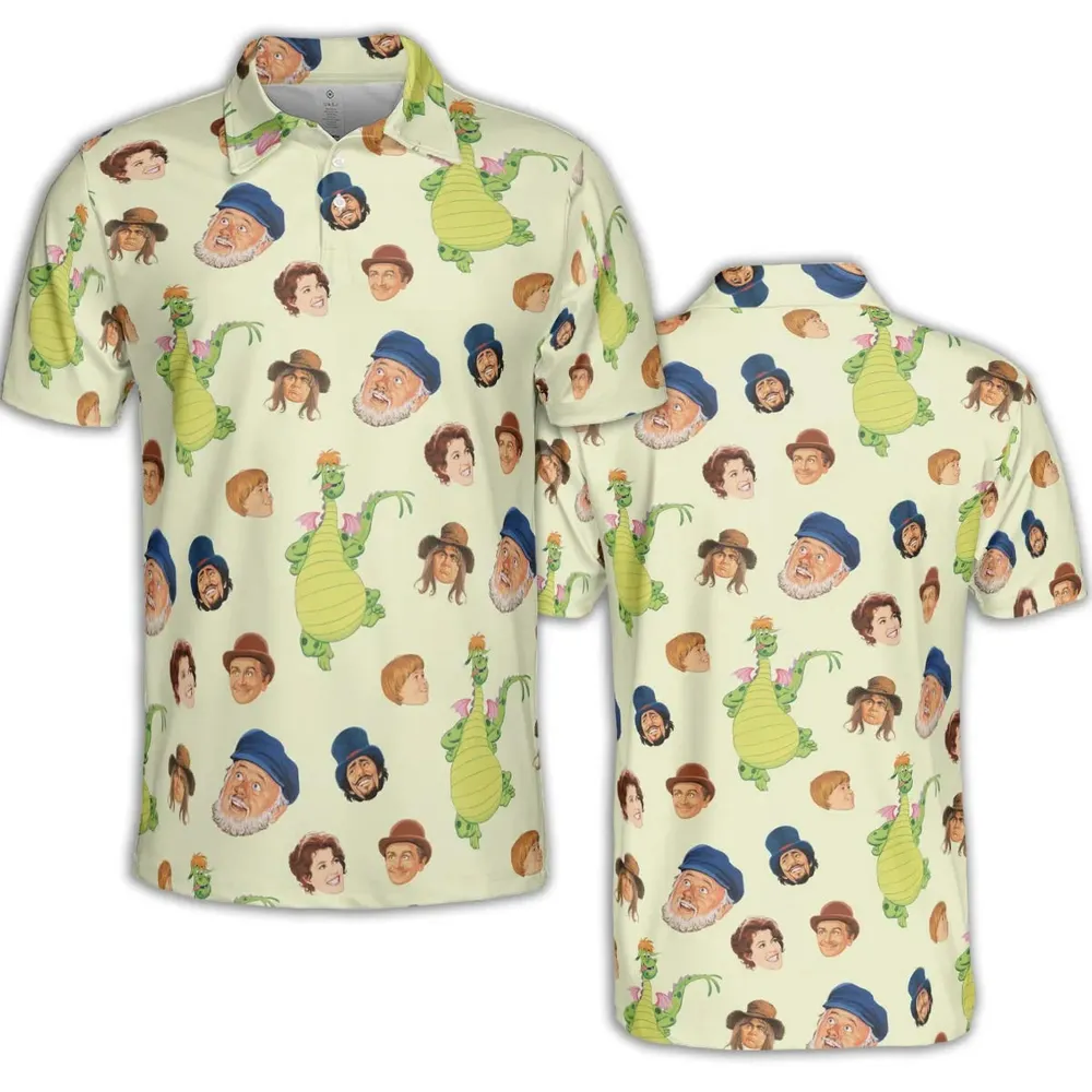 Pete's Dragon Characters AOP Men/Women Polo Shirt - 2