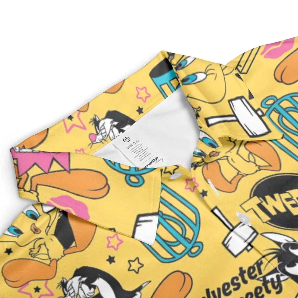 Cartoon Drip Looney Tunes AOP Men/Women Polo Shirt - 3