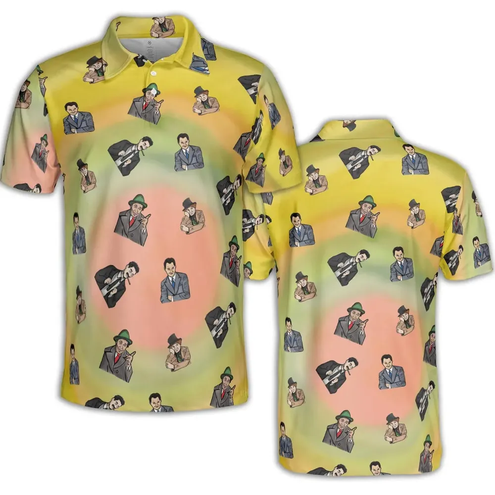 The Four Marx Brothers AOP Men/Women Polo Shirt - 2