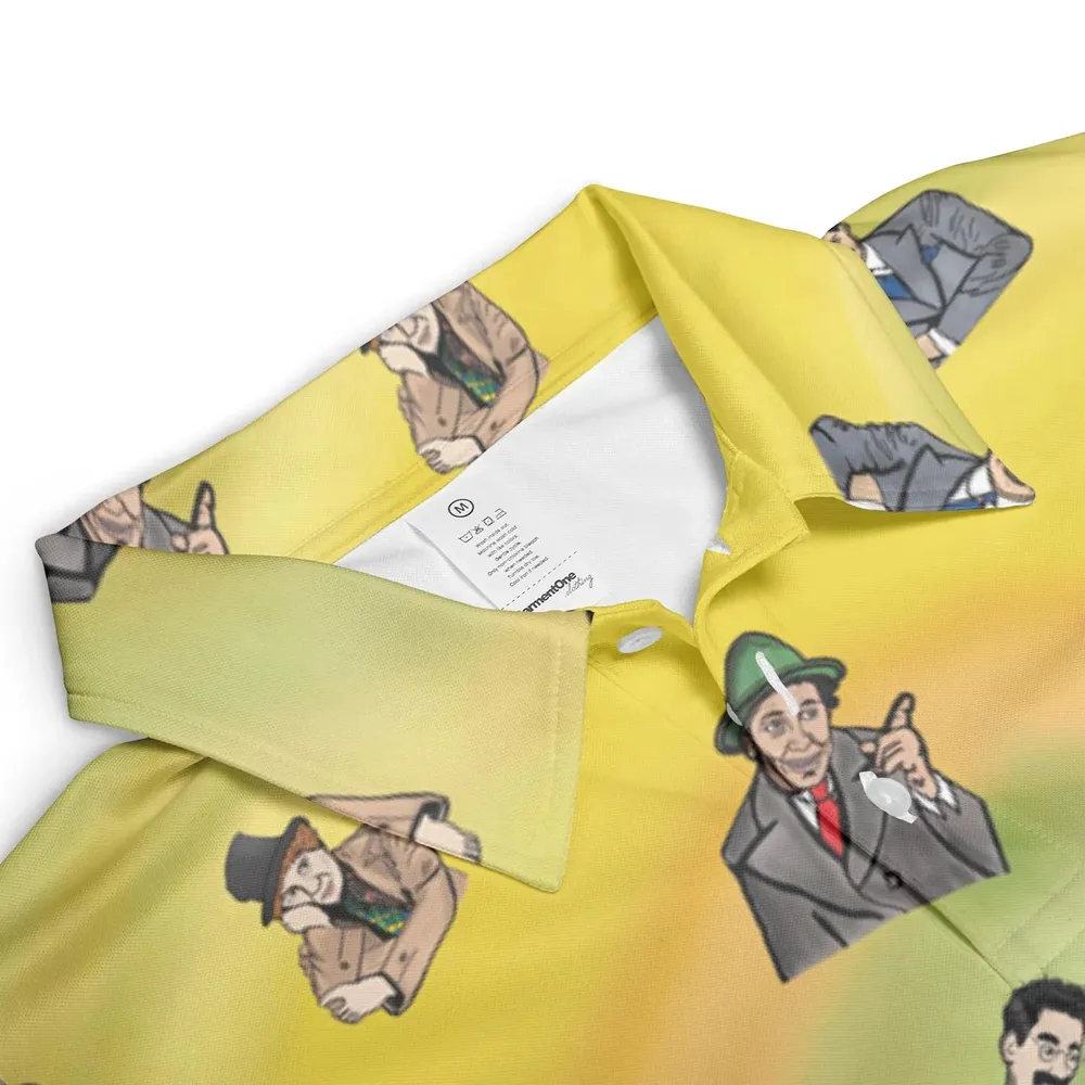 The Four Marx Brothers AOP Men/Women Polo Shirt - 3