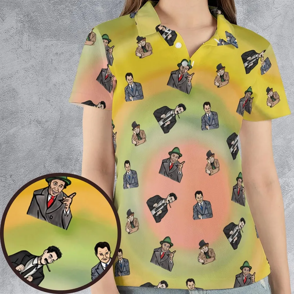 The Four Marx Brothers AOP Men/Women Polo Shirt - 4