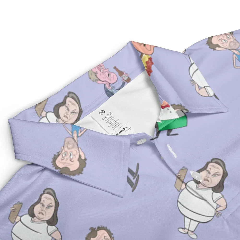 The Ricky Gervais Show AOP Men/Women Polo Shirt - 3