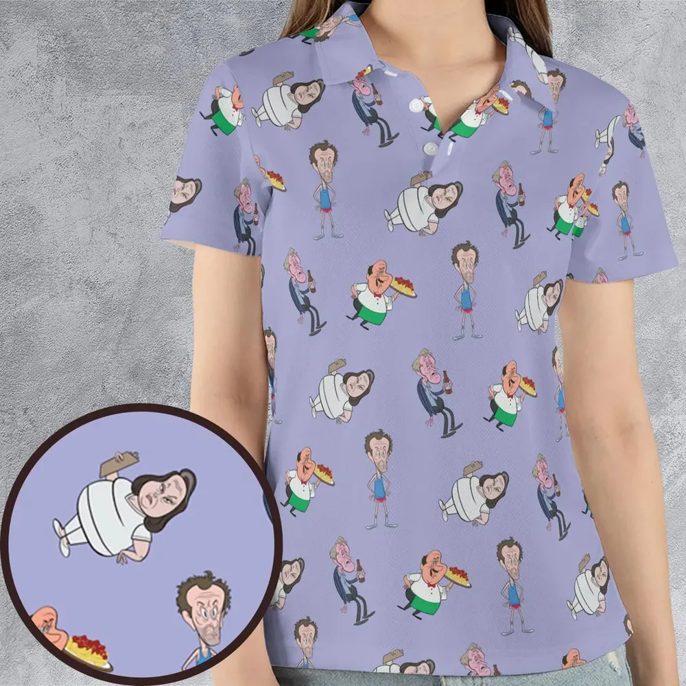 The Ricky Gervais Show AOP Men/Women Polo Shirt - 4
