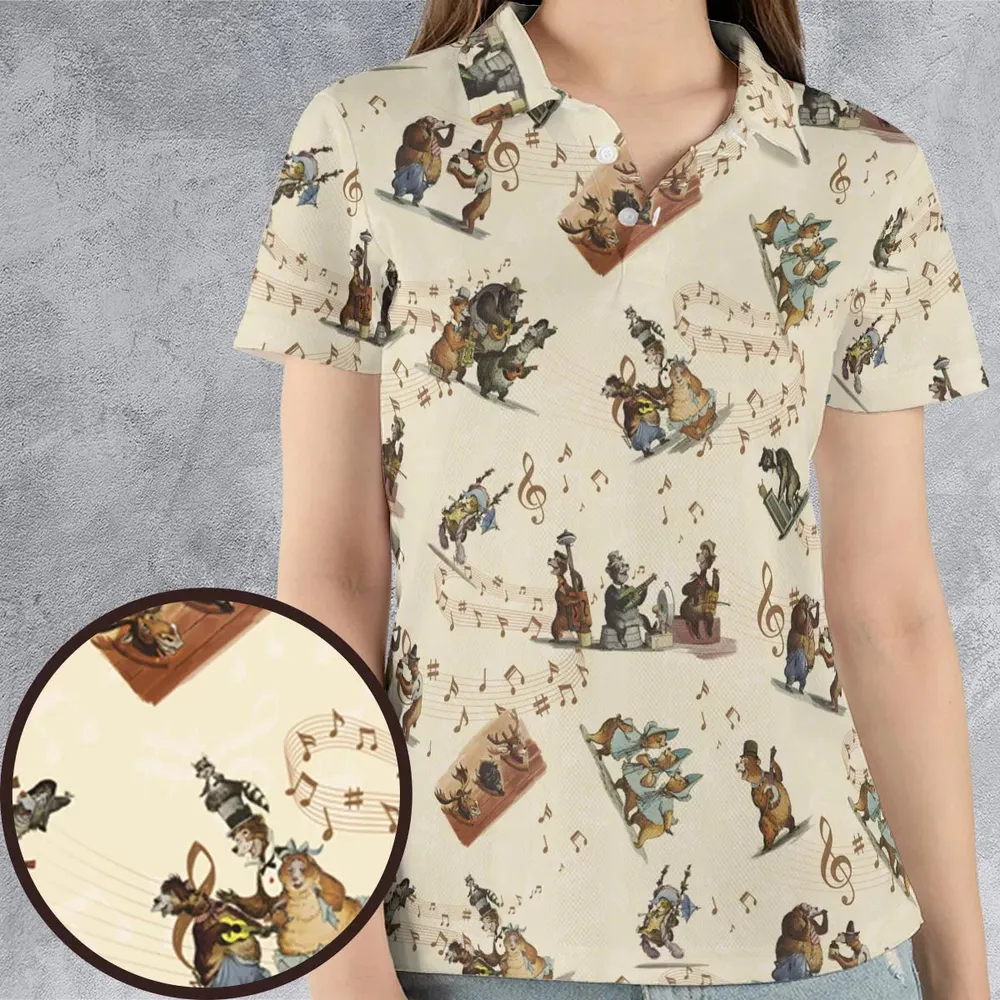 Country Bear Jamboree AOP Men/Women Polo Shirt - 4