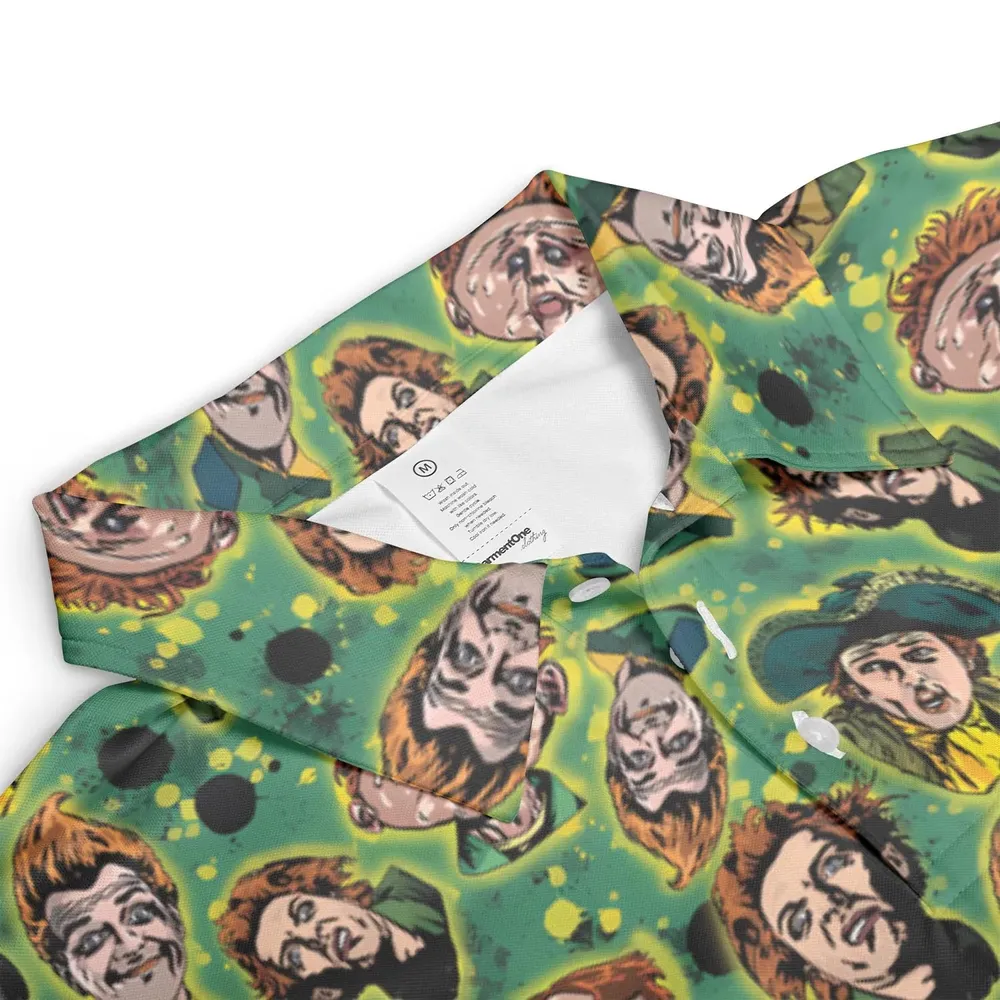 Hey Snot Face Drop Dead Fred AOP Men/Women Polo Shirt - 3