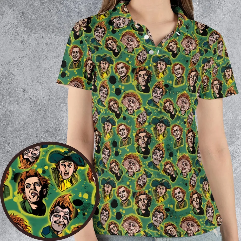 Hey Snot Face Drop Dead Fred AOP Men/Women Polo Shirt - 4
