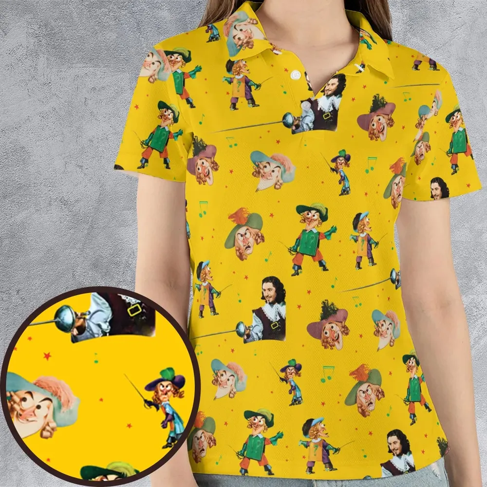 The Three Musketeers Ritz Brothers AOP Men/Women Polo Shirt - 4