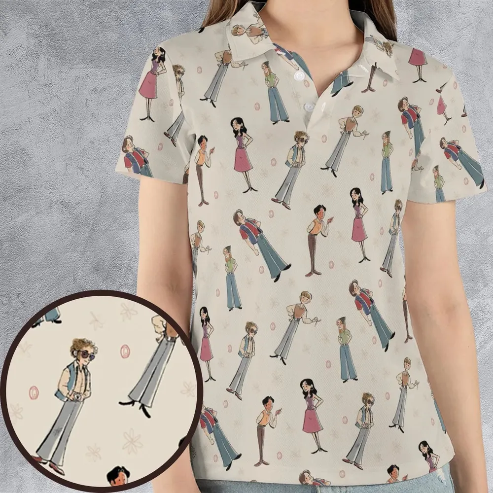 Seventies Vibes That '70s Show AOP Men/Women Polo Shirt - 4