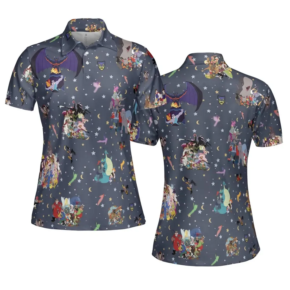 Classic Cartoon 1937-1949 AOP Men/Women Polo Shirt - 5