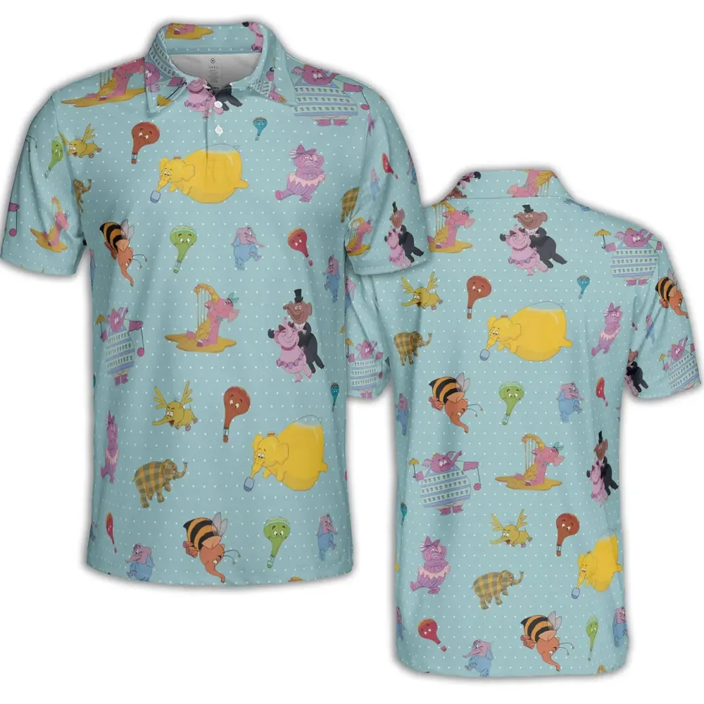 Heffalumps and Woozles Winnie the Pooh AOP Men/Women Polo Shirt - 2