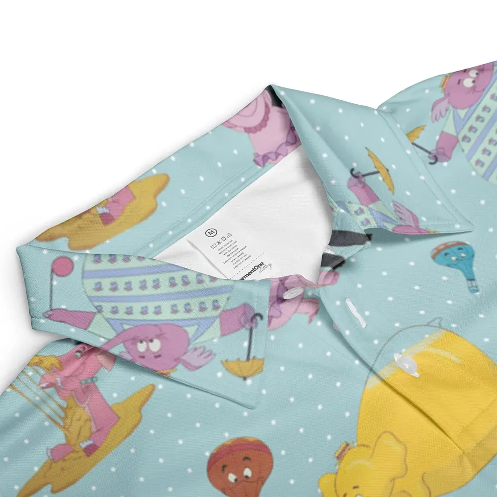 Heffalumps and Woozles Winnie the Pooh AOP Men/Women Polo Shirt - 3