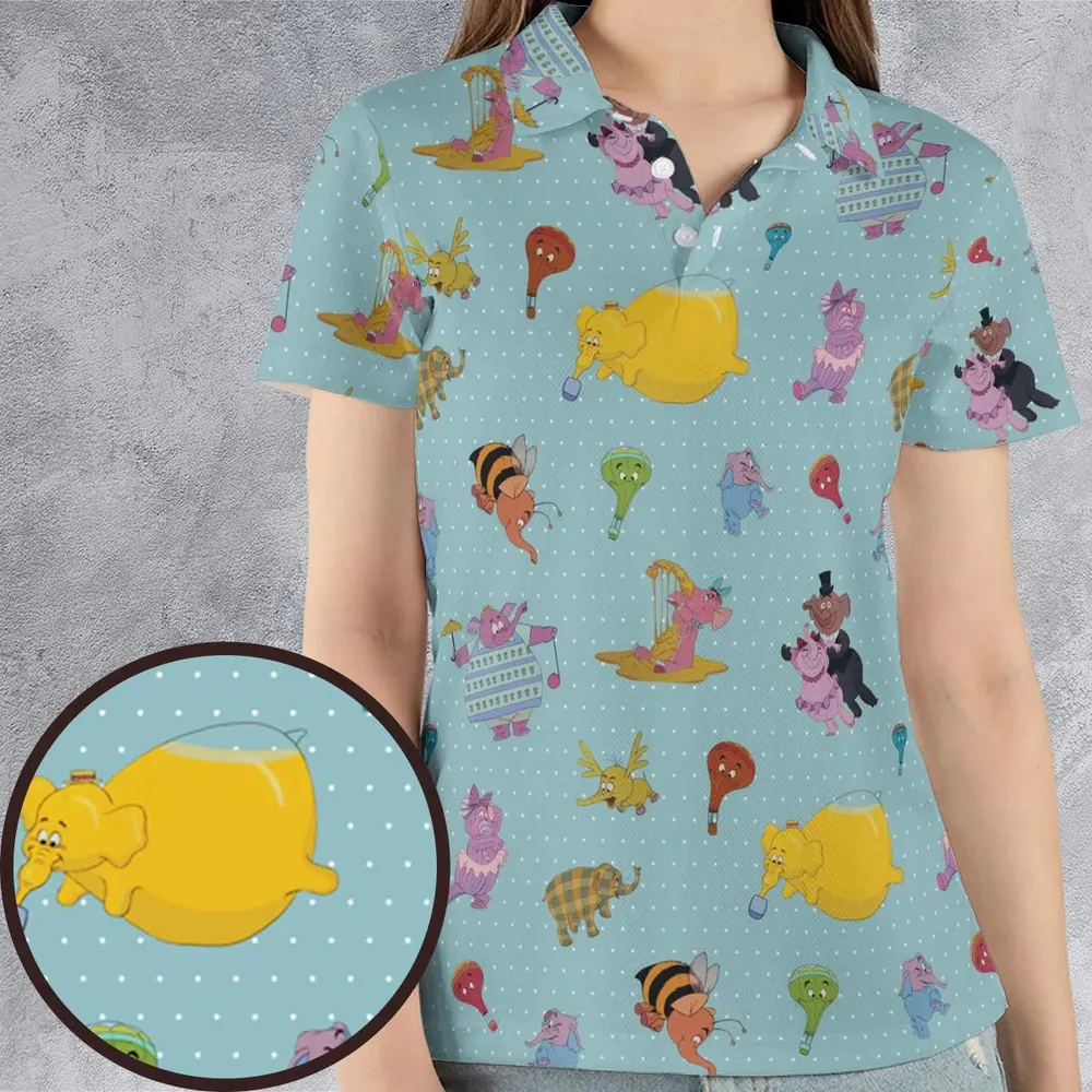Heffalumps and Woozles Winnie the Pooh AOP Men/Women Polo Shirt - 4