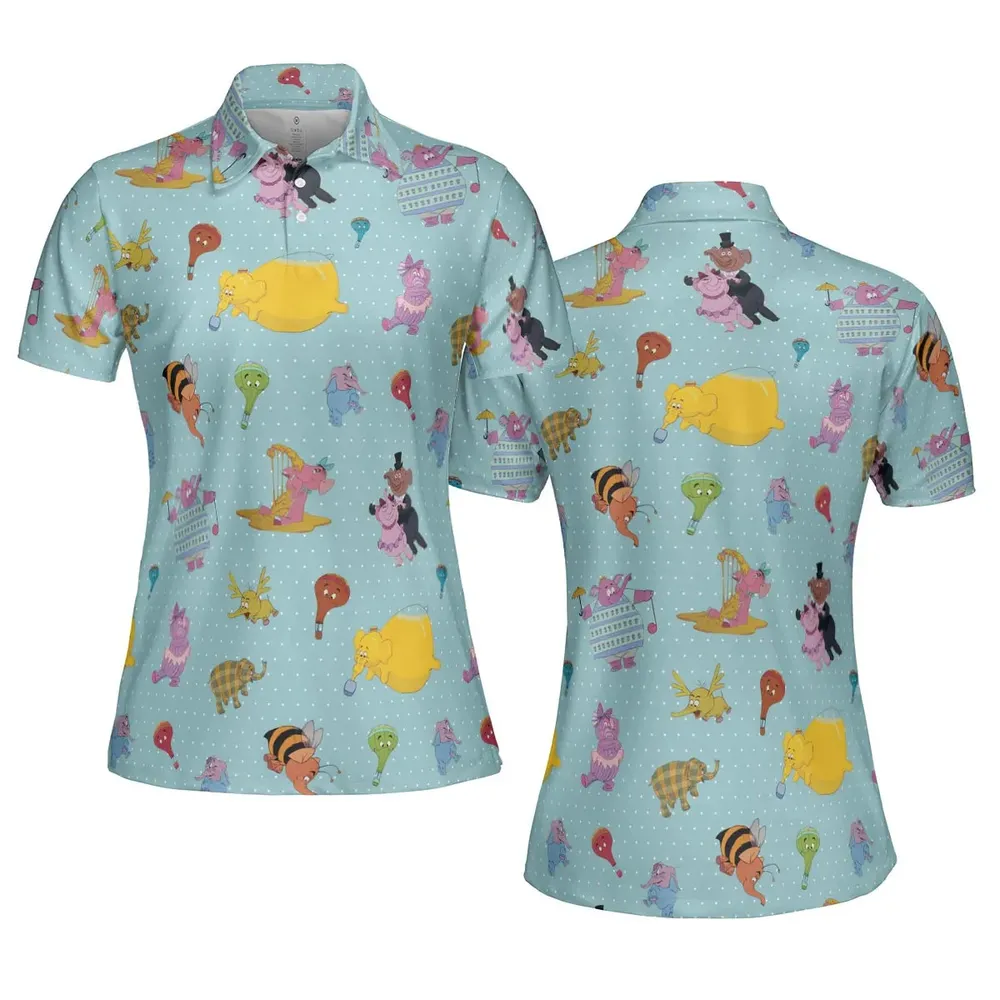 Heffalumps and Woozles Winnie the Pooh AOP Men/Women Polo Shirt - 5