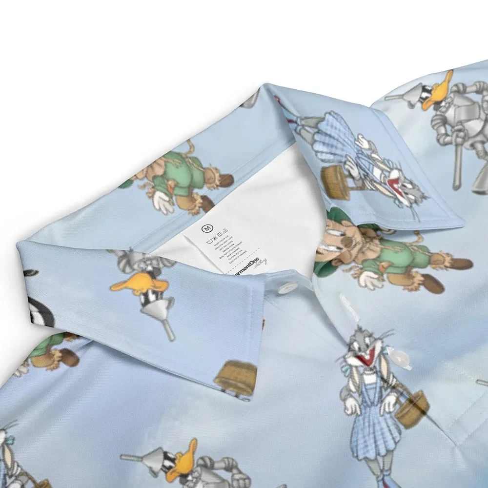 The Wizard Of Draws Looney Tunes AOP Men/Women Polo Shirt - 3