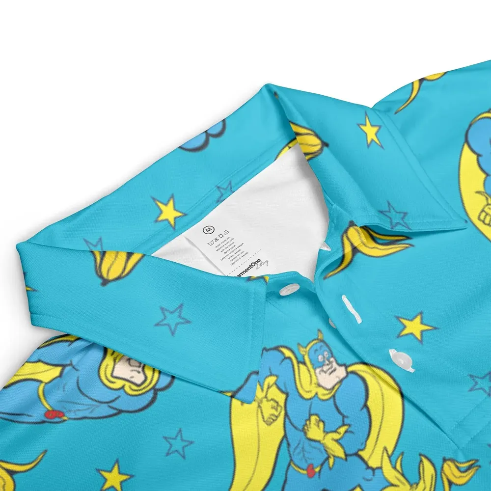 Banana and Bananaman AOP Men/Women Polo Shirt - 3