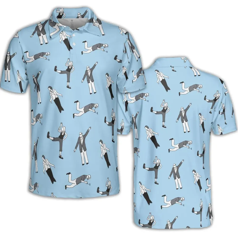 Chicken Dance Arrested Development AOP Men/Women Polo Shirt - 2