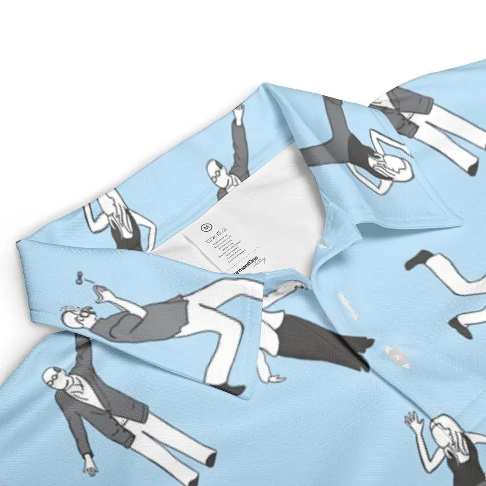 Chicken Dance Arrested Development AOP Men/Women Polo Shirt - 3