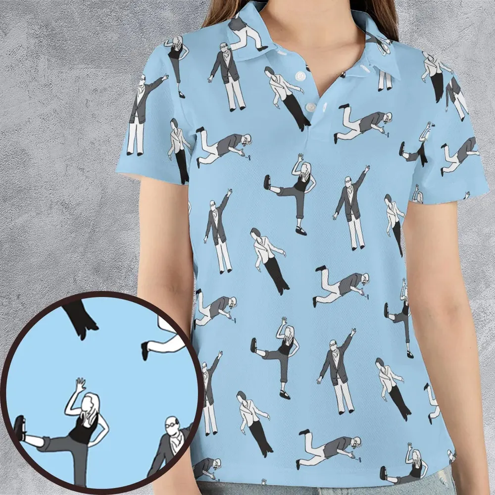 Chicken Dance Arrested Development AOP Men/Women Polo Shirt - 4