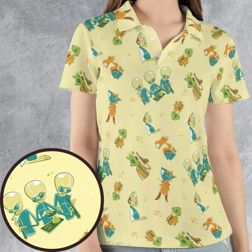 Mos Eisley Cantina Star Wars AOP Men/Women Polo Shirt - 4