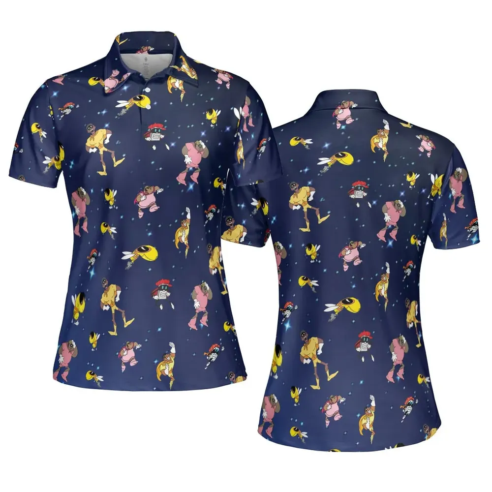 Brown Hornet characters AOP Men/Women Polo Shirt - 5