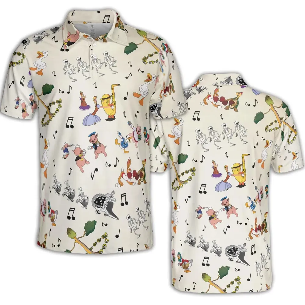 The Silly Symphony Characters AOP Men/Women Polo Shirt - 2