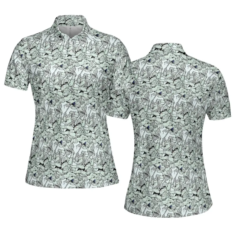 Rise of the TMNT AOP Men/Women Polo Shirt - 5