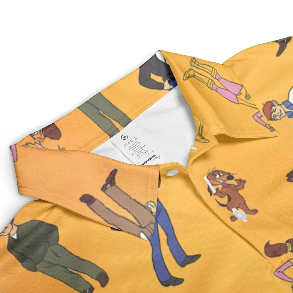 The Fonz and the Happy Days Gang AOP Men/Women Polo Shirt - 3