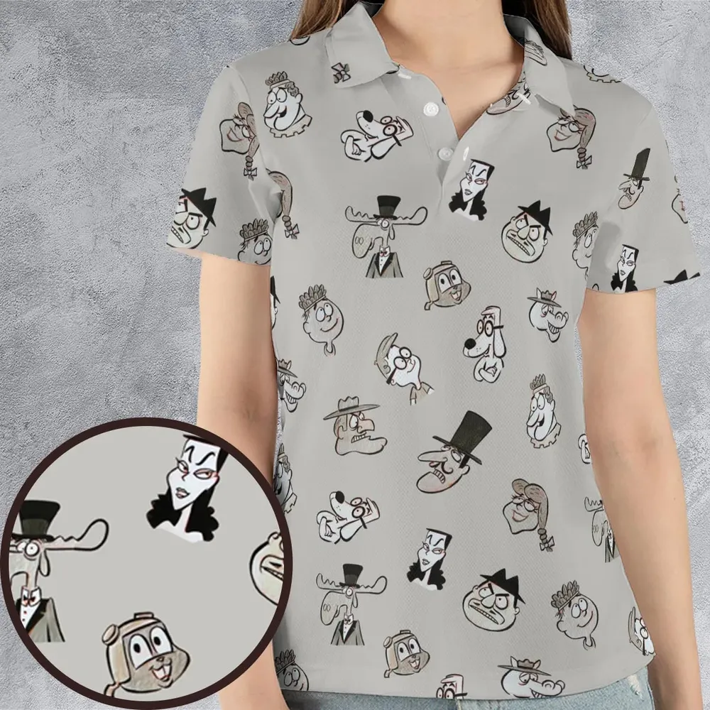 Jay Ward Tribute AOP Men/Women Polo Shirt - 4
